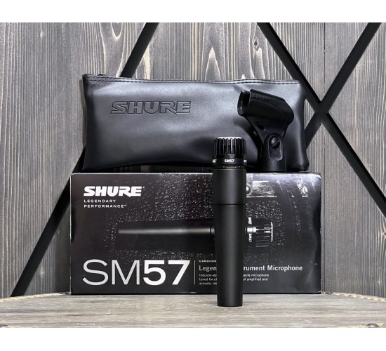 Shure SM57-LCE динамический кардиоидный инструментальный микрофон, Мексика USED
