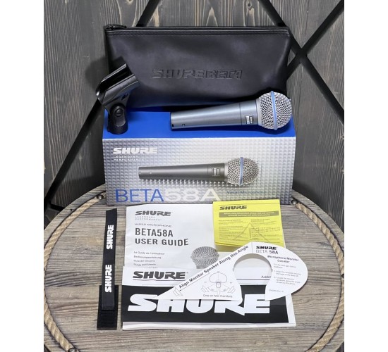 Shure BETA 58A-X динамический суперкардиоидный вокальный микрофон, Мексика USED