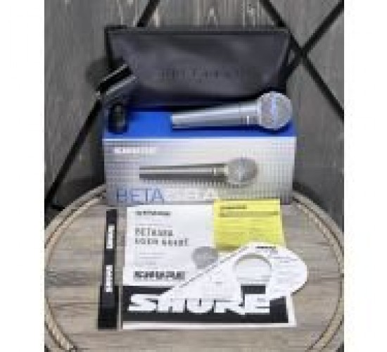 Shure BETA 58A-X динамический суперкардиоидный вокальный микрофон, Мексика USED