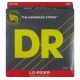 DR MH5-45 Lo-Rider Комплект струн для 5-струнной бас-гитары, сталь, Medium, 45-125