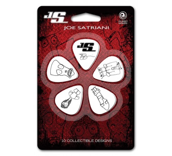 Planet Waves 1CWH6-10JS Joe Satriani Медиаторы, белые, толстые