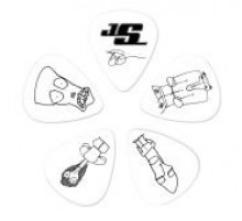 Planet Waves 1CWH6-10JS Joe Satriani Медиаторы, белые, толстые