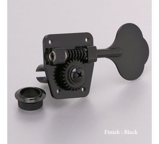 Gotoh GB-2 vintage колки для бас-гитары, 4 в линию, black (классический черный)