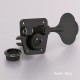 Gotoh GB-2 vintage колки для бас-гитары, 4 в линию, black (классический черный)