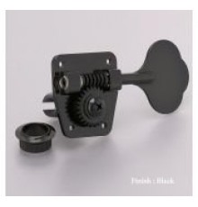Gotoh GB-2 vintage колки для бас-гитары, 4 в линию, black (классический черный)