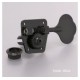 Gotoh GB-2 vintage колки для бас-гитары, 4 в линию, black (классический черный)