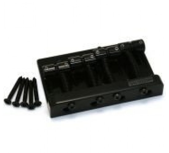 Gotoh 201B-4 бридж басовый, 4-струнный, black (классический черный)