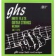 GHS 720 Струны для электрогитары; сплав 52, полукруглая обмотка; Brite Flats. (11-14-22w-28-38-50)