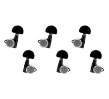 Gotoh SG301-MGT-20-CB-L3+R3 Колки для гитары 3+3, локовые, Cosmo Black