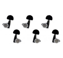Gotoh SG301-MGT-20-CB-L3+R3 Колки для гитары 3+3, локовые, Cosmo Black