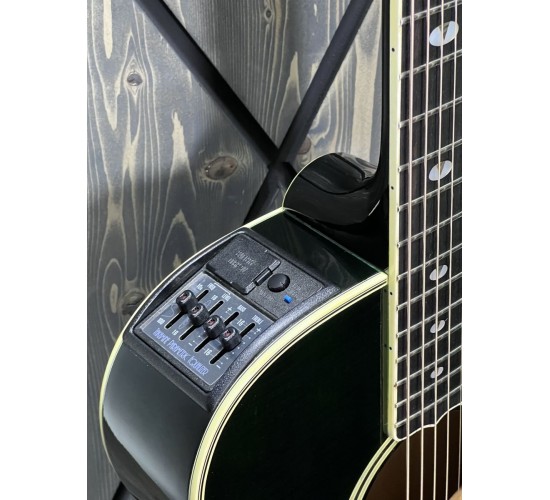 Takamine NPT-115 электроакустическая гитара, цвет черный, Япония USED