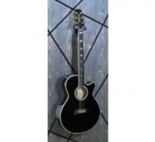 Takamine NPT-115 электроакустическая гитара, цвет черный, Япония USED