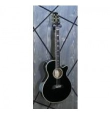 Takamine NPT-115 электроакустическая гитара, цвет черный, Япония USED