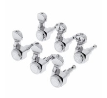Fender 099-0818-500 Locking Tuners Chrome Vintage Buttons локовые колки с винтажными ручками