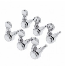 Fender 099-0818-500 Locking Tuners Chrome Vintage Buttons локовые колки с винтажными ручками