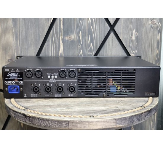 Carvin DCM2004L 4-канальный усилитель мощности, США, USED