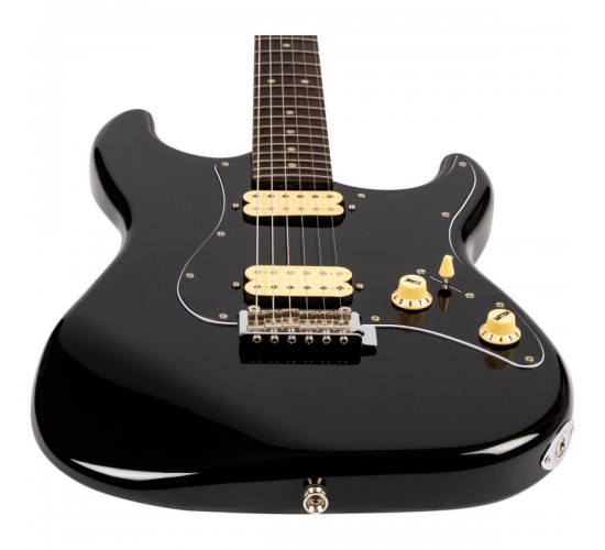 JET JS-400 BKR H электрогитара, Stratocaster, цвет Black (черный)