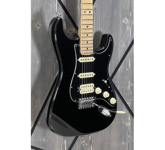 Fender American Performer Stratocaster HSS электрогитара, цвет черный, США, 2020 USED