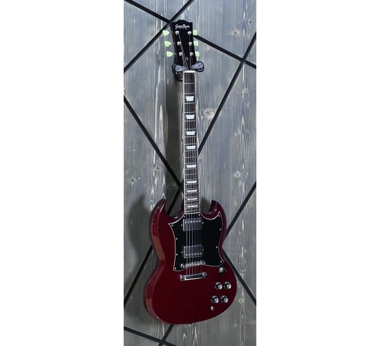 Grass Roots G-SG-55L электрогитара, цвет красный, Корея, USED