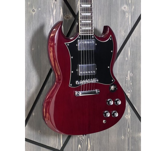 Grass Roots G-SG-55L электрогитара, цвет красный, Корея, USED