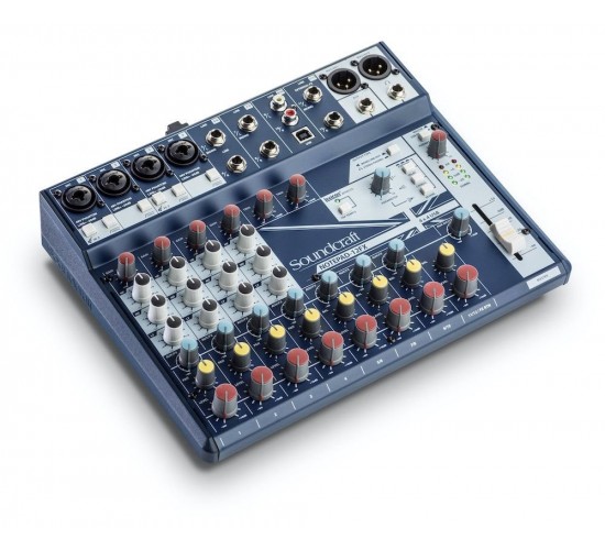 Soundcraft Notepad-12FX микшерный пульт с процессором эффектов Lexicon и USB интерфейсом, выставочный образец