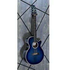 Takamine PT-106 DBS электроакустическая гитара, с кейсом, цвет Dark Blue Sunburst Япония USED