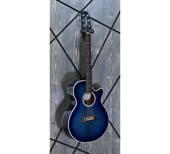 Takamine PT-106 DBS электроакустическая гитара, с кейсом, цвет Dark Blue Sunburst Япония USED