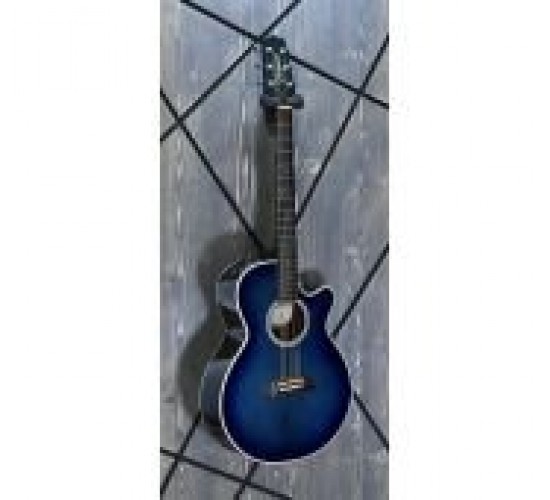 Takamine PT-106 DBS электроакустическая гитара, с кейсом, цвет Dark Blue Sunburst Япония USED