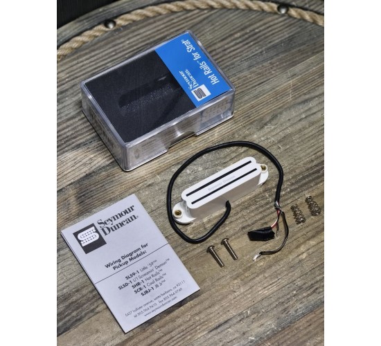 Seymour Duncan SHR-1B White Hot Rails звукосниматель, хамбакер, цвет белый USED