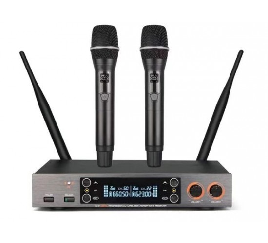 LAudio LS-201-2M Беспроводная микрофонная система, 2 ручных передатчика