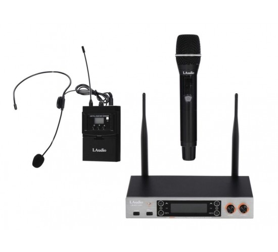 LAudio LS-201-MH Беспроводная микрофонная система, ручной и головной микрофон