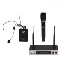 LAudio LS-201-MH Беспроводная микрофонная система, ручной и головной микрофон