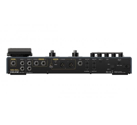 Nux MG-50LI-DB Процессор эффектов, портативный, темно-синий