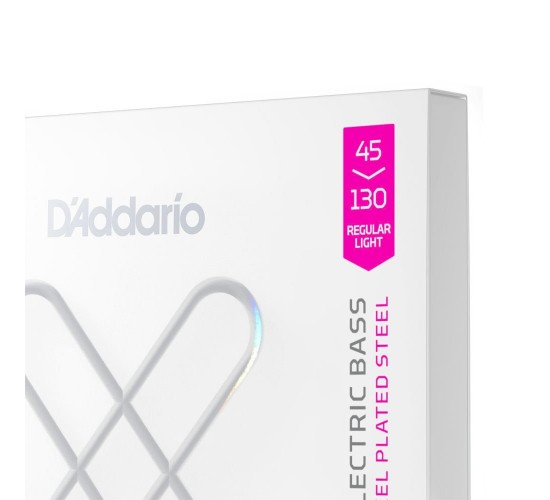 D'Addario XSB45130 Комплект струн для 5-струнной бас-гитары, никелированные, 45-130