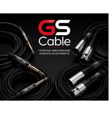 GS Cable кабель микрофонный, 90 cм (кабель Proel HPC210 BK, разъемы AuraSonics XN3M-B / XN3F-B)
