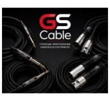 GS Cable кабель микрофонный, 90 cм (кабель Proel HPC210 BK, разъемы AuraSonics XN3M-B / XN3F-B)