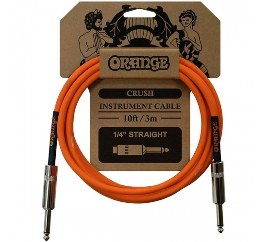 Orange Crush 10ft Straight Кабель инструментальный, 3м, прямой/ прямой джек, оранжевый