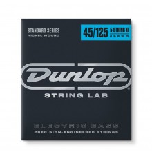 Dunlop DBN45125XL Комплект струн для 5-струнной бас-гитары, никелированные, Med, 45-125, ExLg Scale