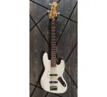 Fender Player Jazz Bass V PF PWT бас-гитара 5-ти струнная, цвет Polar White, Мексика 2022 USED