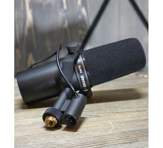 Shure SM7B динамический студийный микрофон (телевидение и радиовещание) USED