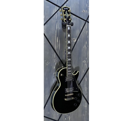 Grass Roots G-LP-60С Les Paul электрогитара, цвет черный, Корея USED