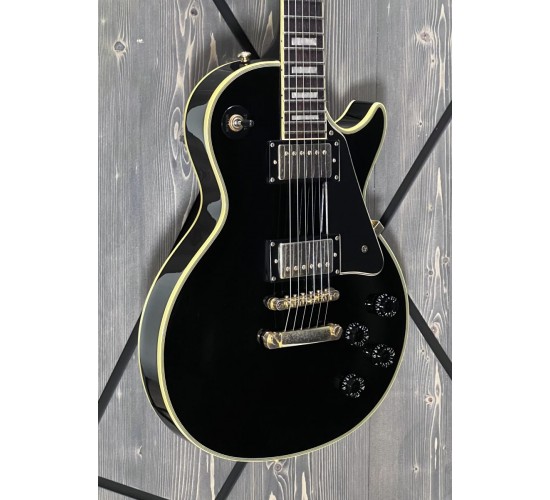 Grass Roots G-LP-60С Les Paul электрогитара, цвет черный, Корея USED