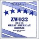 D'Addario ZW032 Отдельная струна для акустической гитары, бронза 85/15, 032