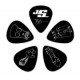 Planet Waves 1CBK2-10JS Joe Satriani Медиаторы, черные, тонкие