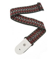 Planet Waves 50G01 Woven Ремень для гитары текстильный, без наплечника, рисунок «Hootenanny Red»