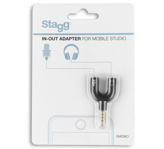 Stagg SMOBIO переходник 1 x папа мини-джек / 2 x мама мини-джек SMOBIO