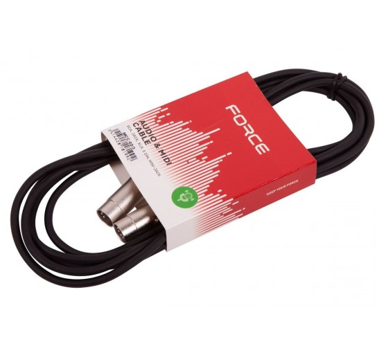 Force MCC-02/3 шнур DIN(5pin) - DIN(5pin)  (3мх5мм)