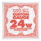 Ernie Ball 1124 струна для электро и акустических гитар, Никель, в оплётке, калибр .024