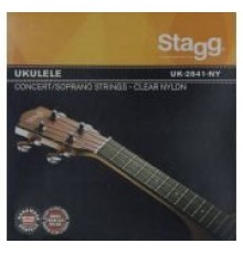 Stagg UK-2841-NY струны для укулеле, clear nylon