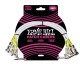 Ernie Ball 6055 набор кабелей инструментальных 3 шт, длина 30 см, цвет белый.